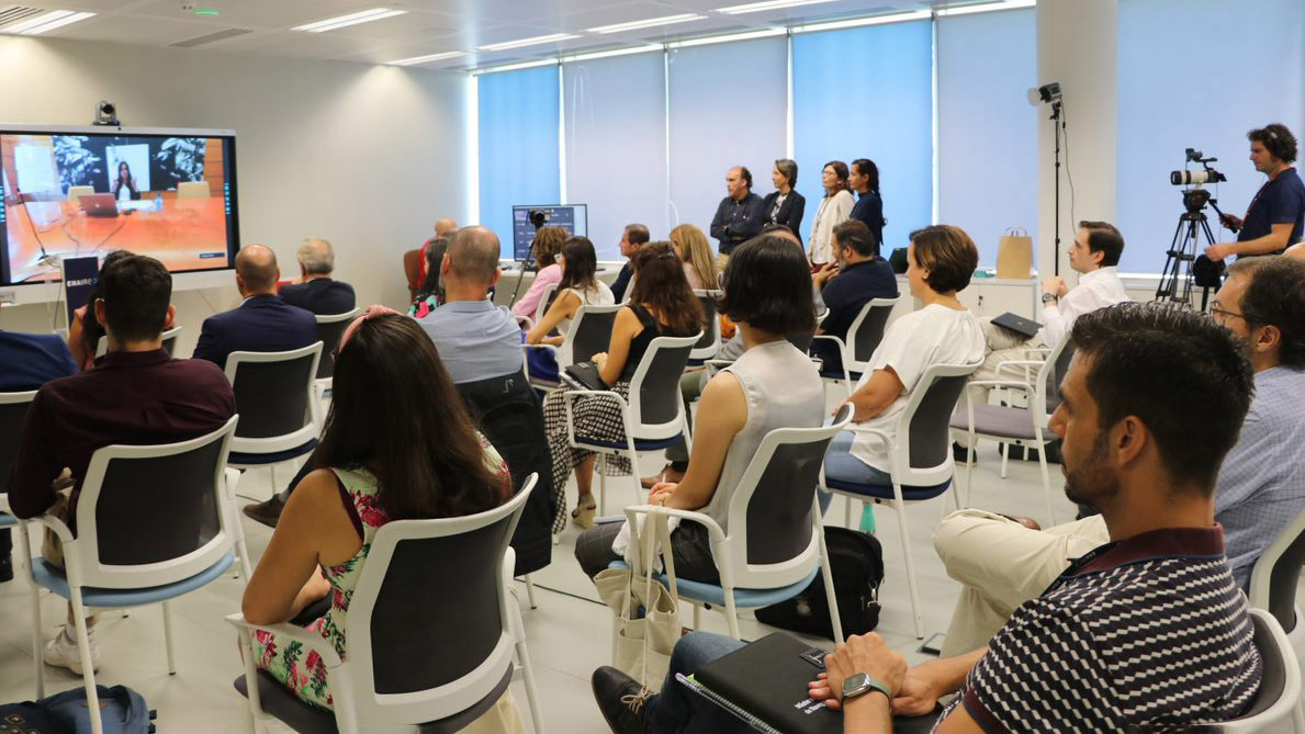 Alumnos del Mster en Gestin de Servicios de Navegacin Area de ENAIRE